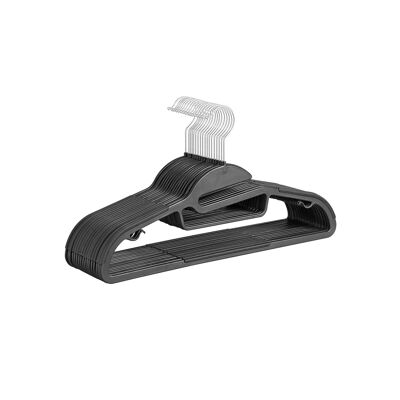 Grucce antiscivolo 20 pezzi nere, 41.5×22.5 x 0.5 cm