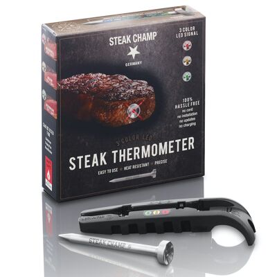 3-color LED Steak Thermometer