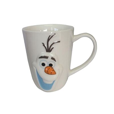 Tasse La Reine des Neiges Disney, Visage d'Olaf 3D