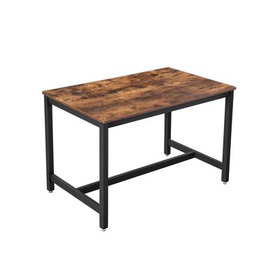 Mesa de cocina para 4 personas 120x75x75 cm diseño industrial