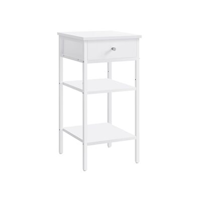 Table d'appoint avec tiroir, 35 x 35 x 70 cm