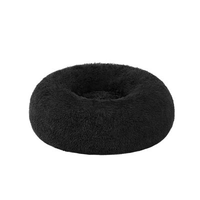 Cama para gatos con 50 cm de diámetro tinta negra.