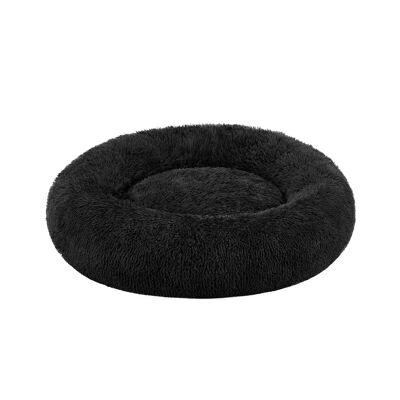 Dog bed with 100 cm diameter ink black