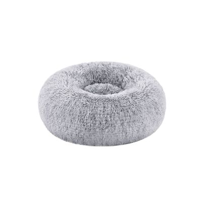 Soft and washable Ombré grey dog bed, 40 x 15 cm