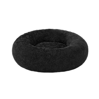 Dog bed with removable filling in the middle, ink black, 80 x 20 cm