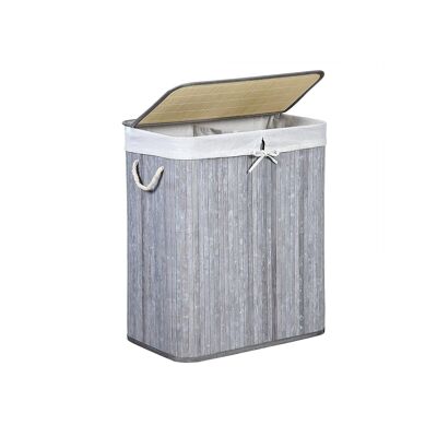 Cesta para ropa con bolsa de lavandería extraíble, 51.5 x 31.5 x 60. 5 cm