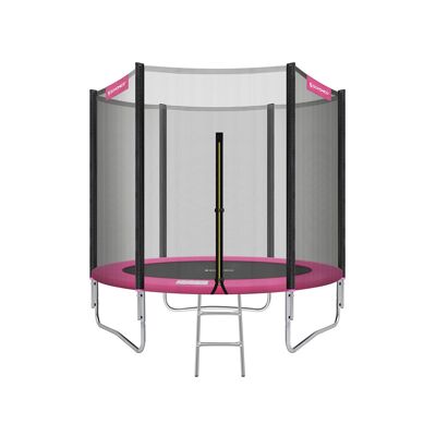 Trampoline Ø 244 cm black-pink
