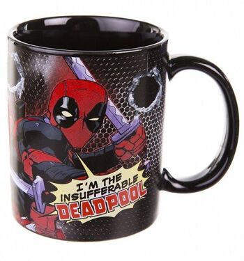 Tasse noire Marvel Deadpool 2