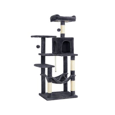 Árbol para gatos de 143 cm con hamaca