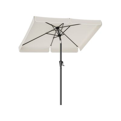 Sombrilla de balcón rectangular 200 x 150 cm beige