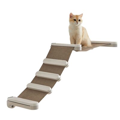 Clickat Collection - No. 002 Wall-Mounted Cat Hammock, 87.2 x 28 x 41.4 cm