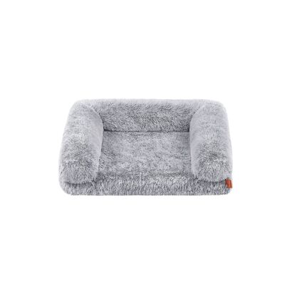 Dog cushion size M, removable and washable, Ombré-Grey, 76 x 58 x 23 cm