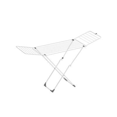 Secador de pie plegable para uso interior y exterior, 50 x 182 x 102.5 cm (profundidad x anchura x altura) Dimensiones plegado: 5.5 x 50 x 124 centímetros