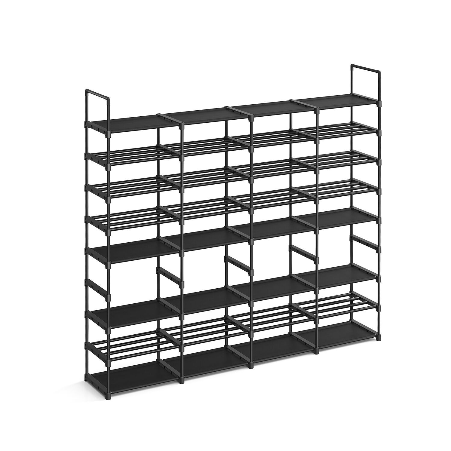 8-tier shoe rack for up to 64 pairs of shoes, 29.5 x 171.1 x 157.6 cm