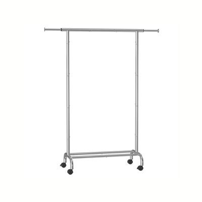 Portant à vêtements sur roulettes, capacité de charge jusqu'à 45 kg, gris tourterelle, 40 x (83-120) x 156 cm