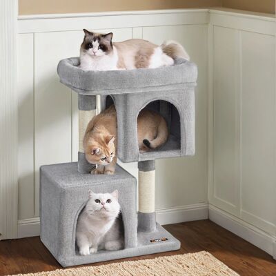 Scratching post, cat tree, large platform, 74 cm high