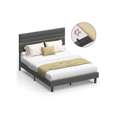 Bed frame for 160 x 200 cm mattress, slate grey