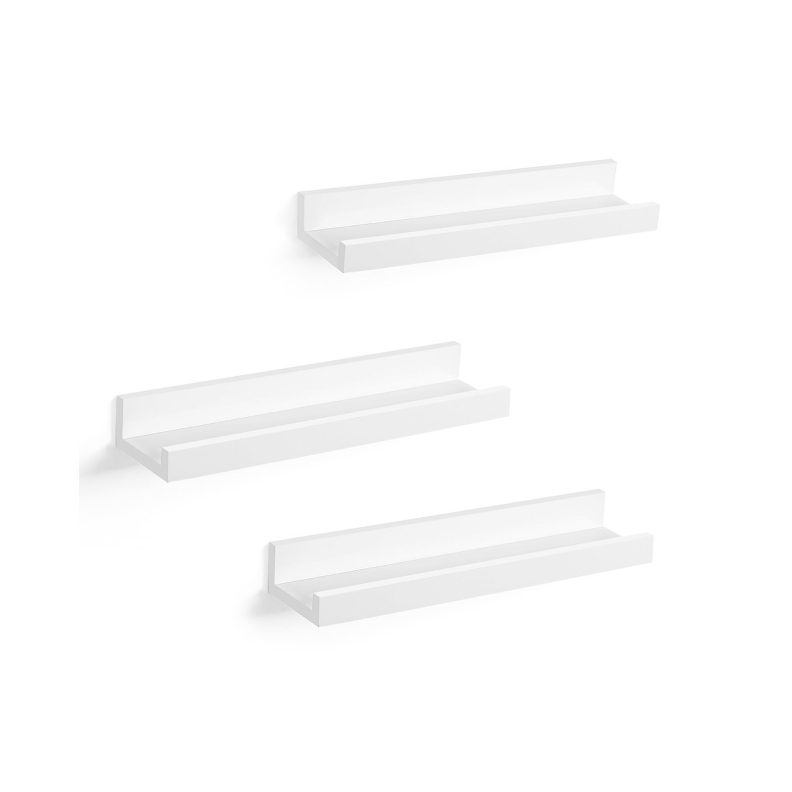Floating shelf set of 3, 38 x 10 cm