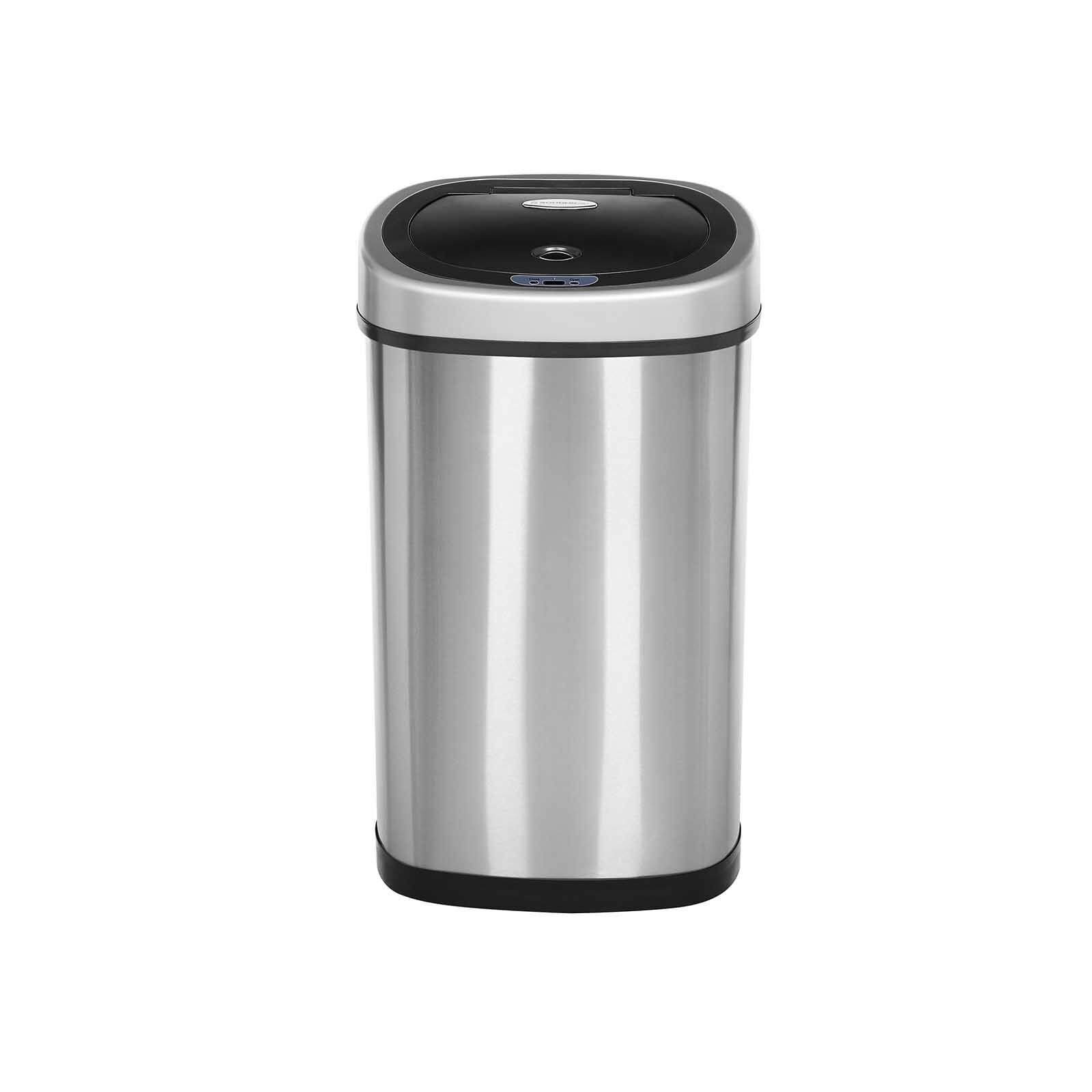 Waste bin with hand sensor 50 L, (W x H x D) Dimensions lid fully opened: 29.3 × 93 × 42 cm
