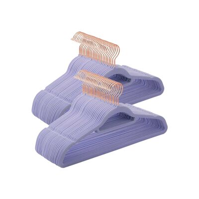 Ciondoli in velluto 50 pezzi viola, 45 x 0.6 x 23.5CM