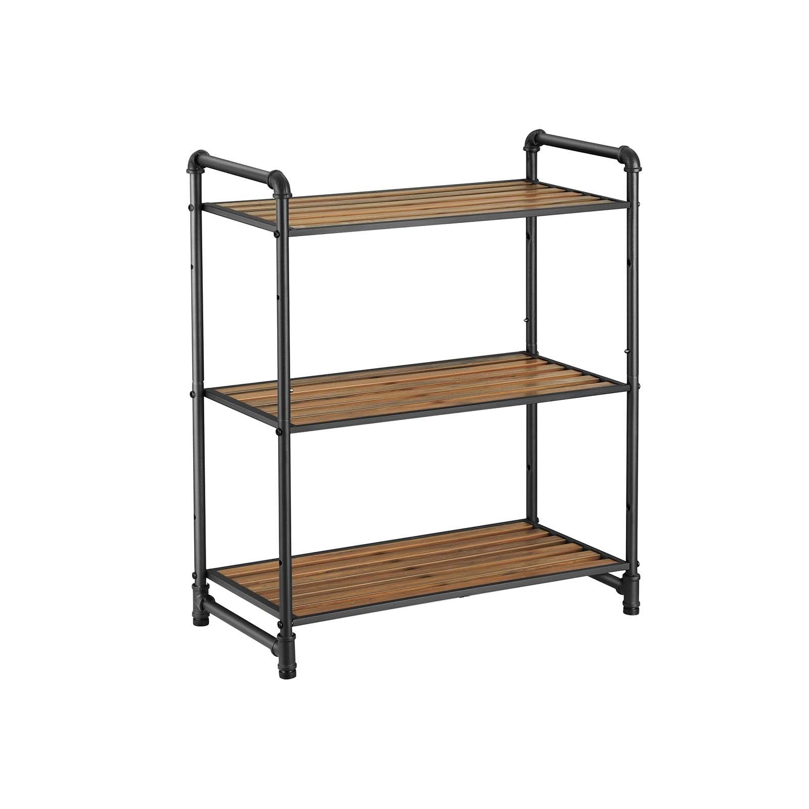 Étagère autoportante aspect narguilé, 3 étagères, 63.8 x 30.5x73.5cmm