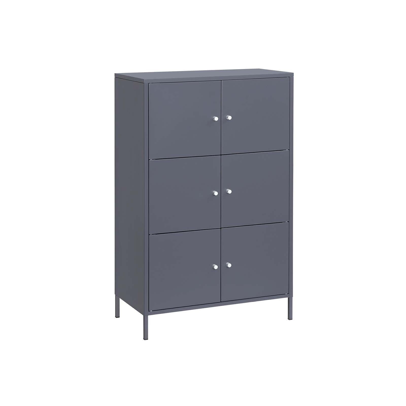 Metal filing cabinet, gray, 65 x 36 x 105.2CM