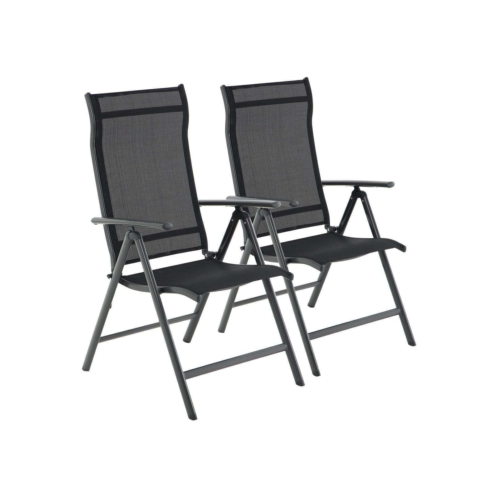 Set of 2 garden chairs