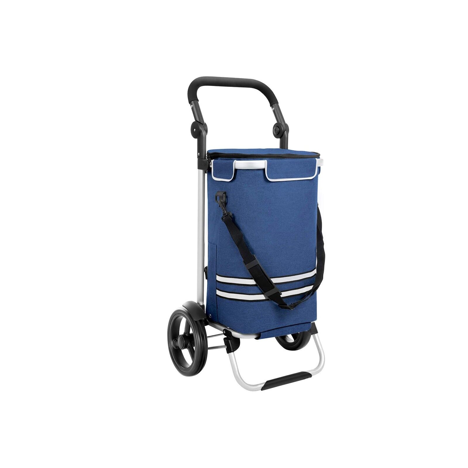 Chariot de courses 35 L, 44 x 27 x 100 cm (L x l x H) - Dimensions du sac en tissu : 31 x 24 x 54 cm