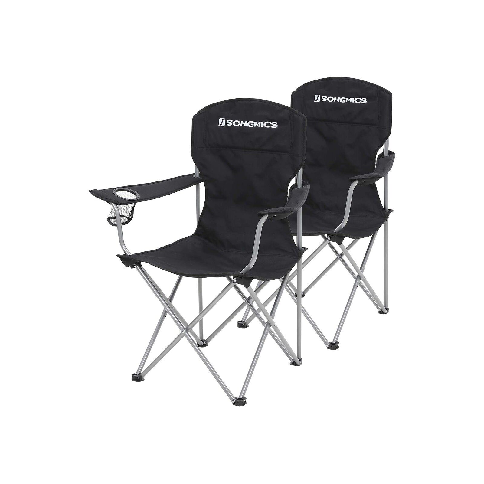 Ensemble de 2 chaises de camping, 76 x 51.5 x 95.5cmm