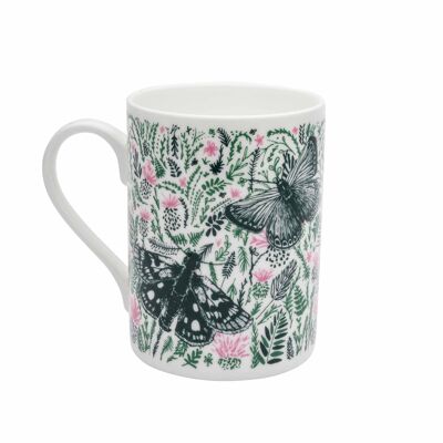 Taza Cardos y mariposas