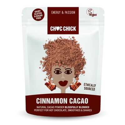 Polvo de cacao crudo con canela CHOC CHICK - 250g