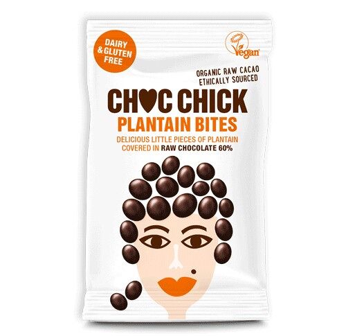 CHOC CHICK Vegan Chocolate Plantain Bites -  18 x 30g