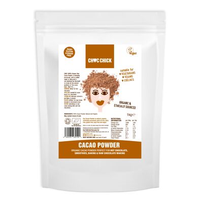 CHOC CHICK Cacao Biologico in Polvere - 1kg