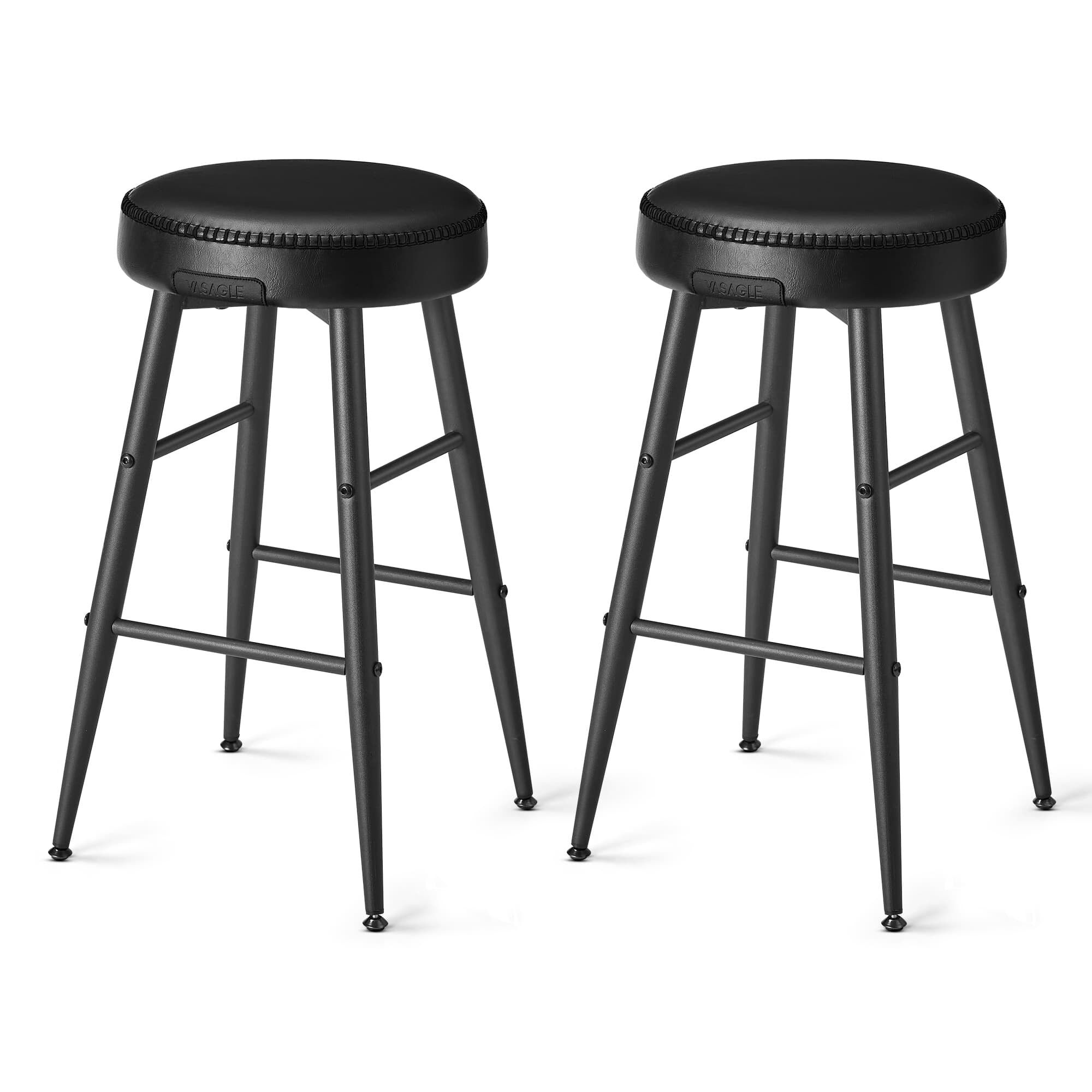 EKHO Collection - Bar stool set of 2, easy assembly, 63 cm high