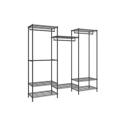 Open wardrobe with adjustable shelves, 40 x 175 x 180 cm