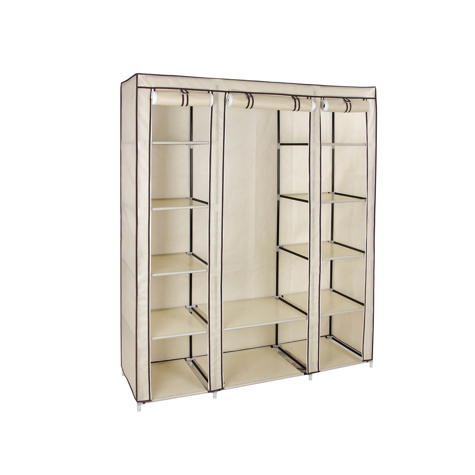 Wardrobe 175 x 150 cm Beige