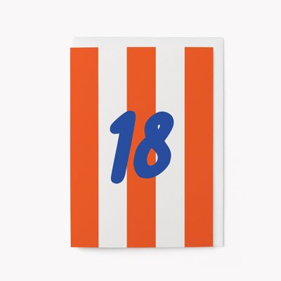 18° - Biglietto di auguri per un compleanno importante