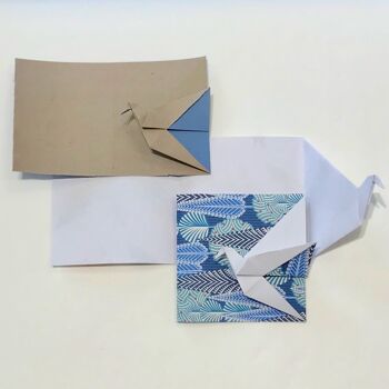 Carte postale avec oiseau 1