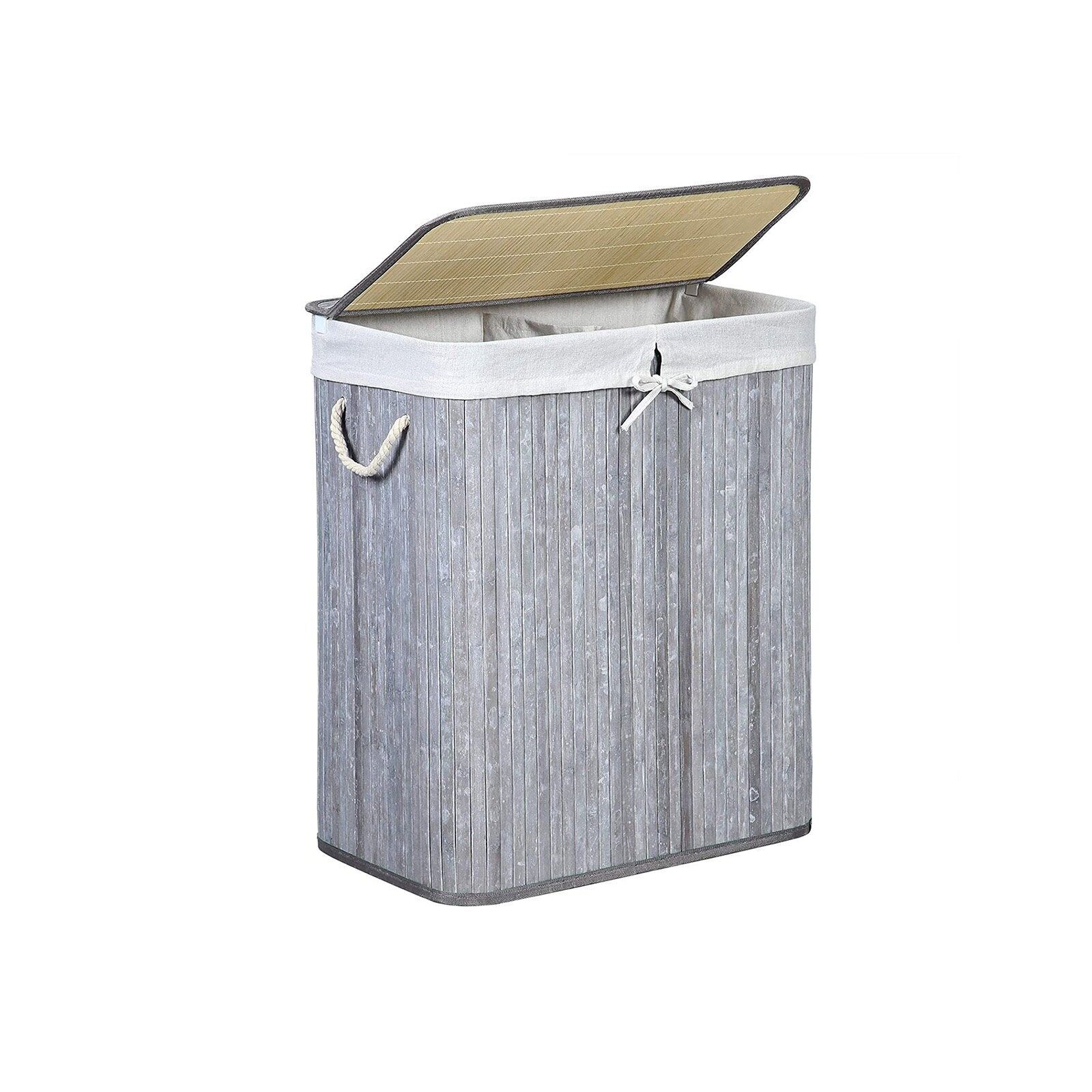Laundry basket with removable laundry bag, 51.5 x 31.5 x 60.5 cm