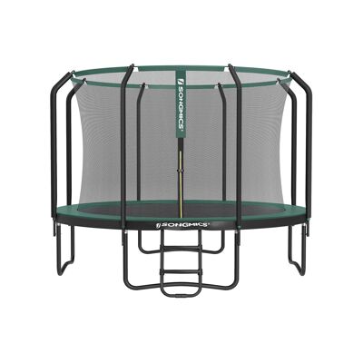 Trampolín 305 cm negro-verde oscuro
