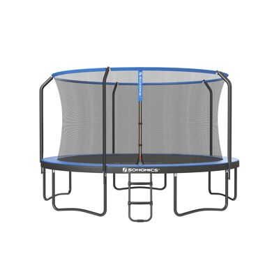 Trampolín Ø 427 cm con red de seguridad y escalera