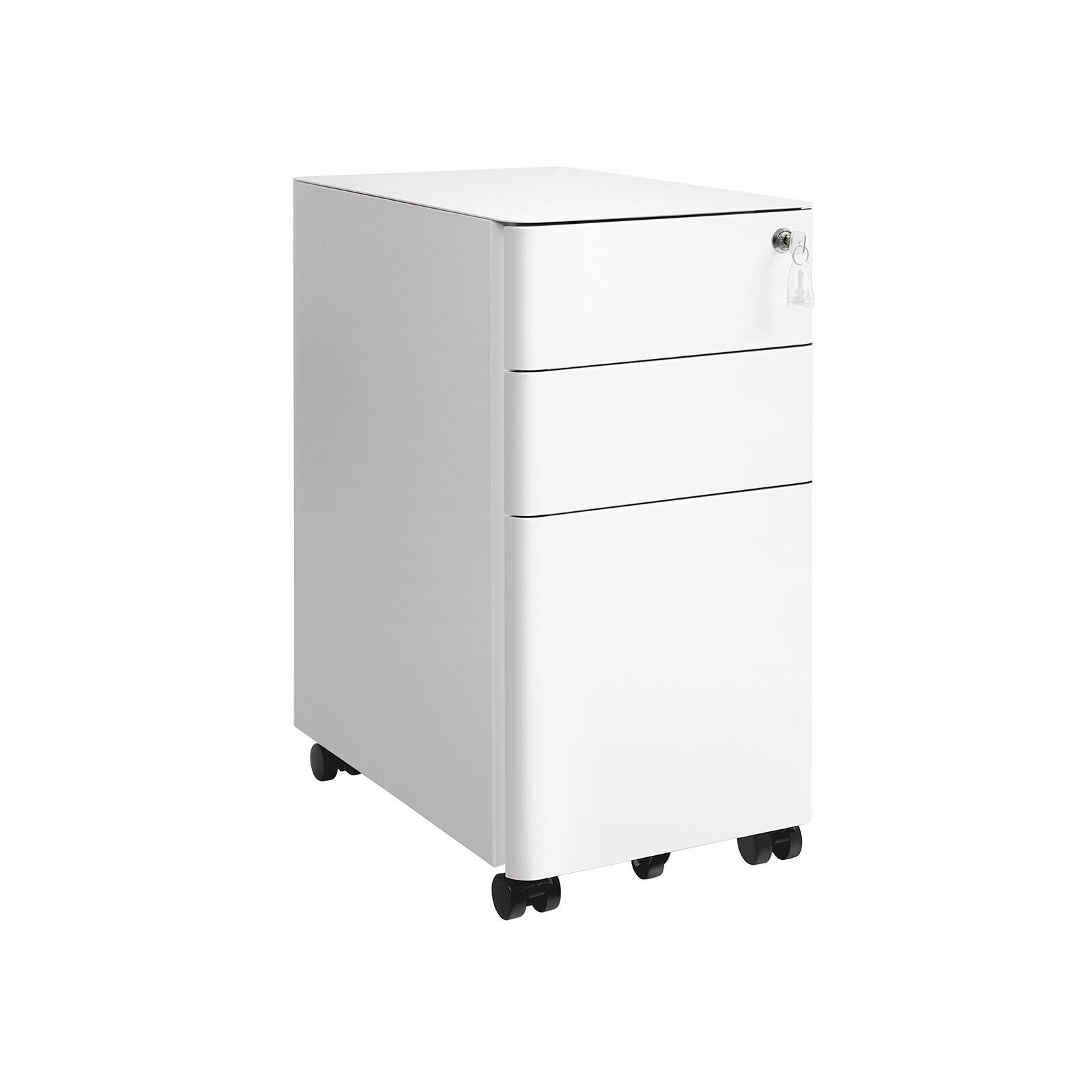 Office cabinet with wheels and lock, 30 x 46 x 59.2 cm