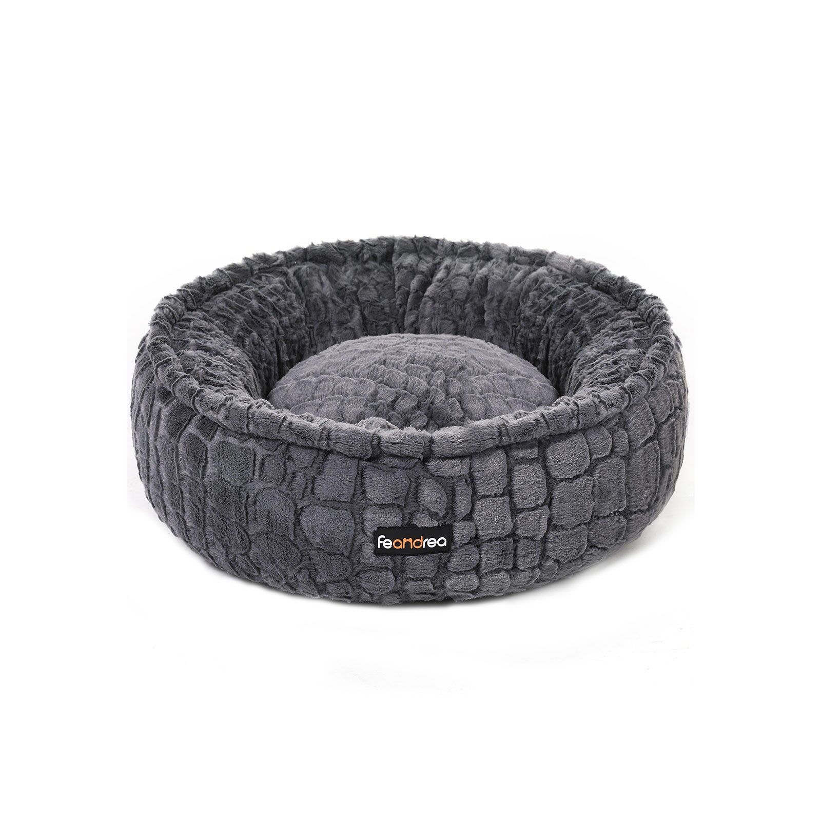 Dog bed grey, 58.5 x 22 cm (Ø x H) - Weight: 1.6 kg Scope of delivery: - 1 x dog bed - 1 x manual (DE, EN, FR, ES, IT) Diiz Notes: - Products with seams may differ by 2-3 cm