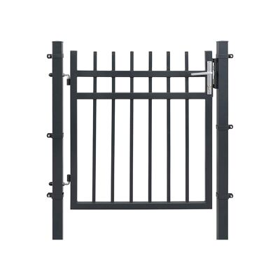 Puerta de jardín metálica pequeña, 106 x 100 cm