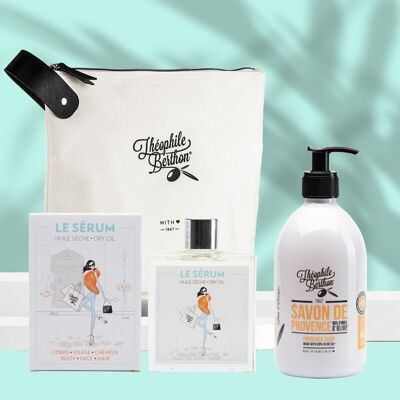 Neroli 2-care gift kit - Orange Blossom scented soap and Citrus and Neroli dry body oil