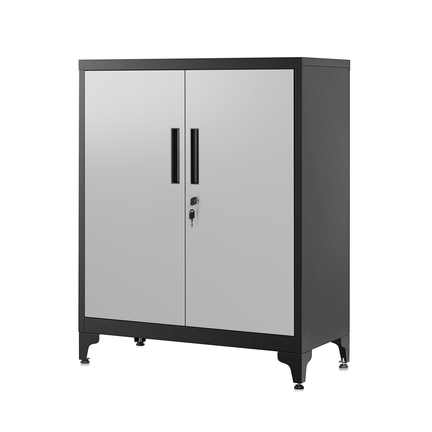 Office cabinet with 2 steel doors, 40 x 80 x 90 cm