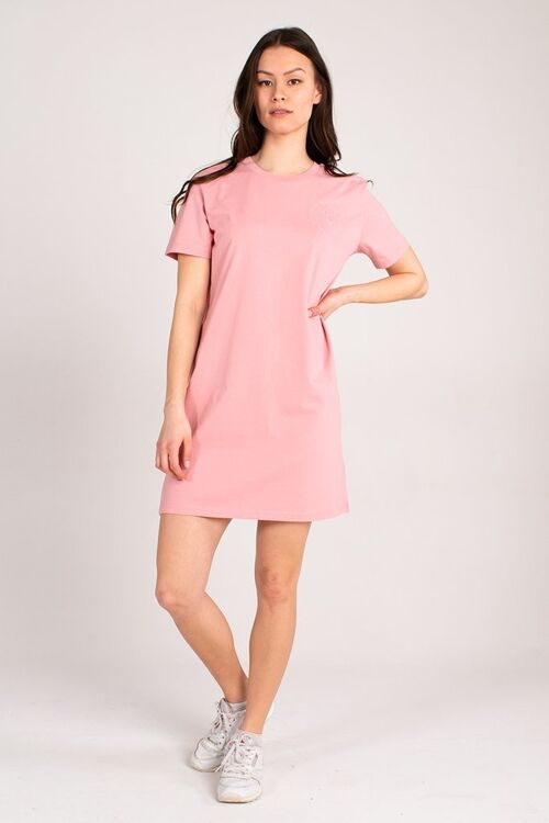 Organic T-Shirt Dress - Pink