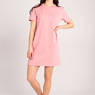 Bio T-Shirt Kleid - Pink