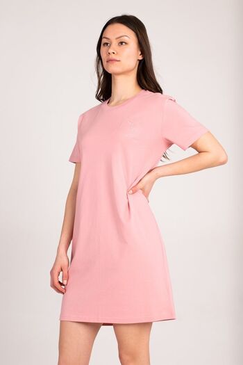 Robe T-Shirt Bio - Rose 2