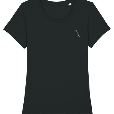 Camiseta orgánica entallada - Negro